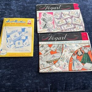 Vintage Embroidery Pattern Booklets